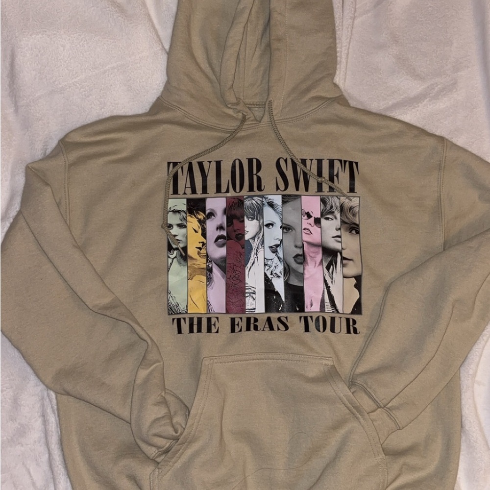 NWOT Taylor Swift The Eras Tour Beige Hoodie